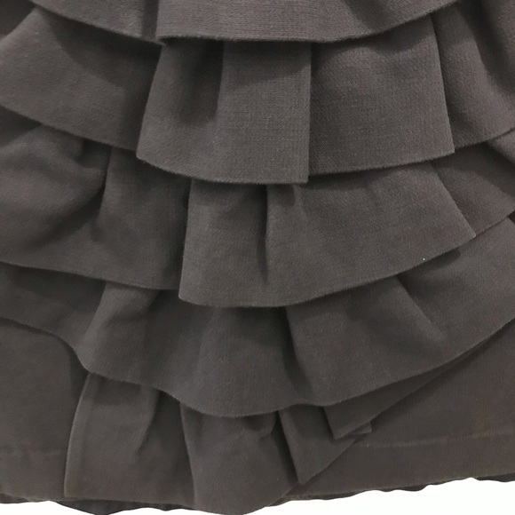 3.1 Phillip Lim Ruffle Mini Skirt 2 navy blue black - Picture 4 of 14